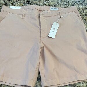 AG Adriano Goldschmied Pink Flat Front Men Shorts